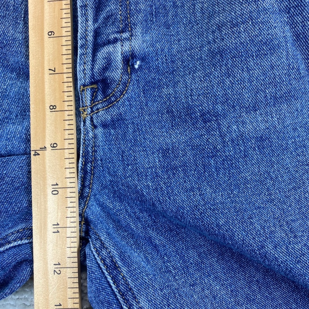 PAC SUN Ultra High Rise Mom Jeans Patchwork Denim Jeans Women‎ Size 25 Blue - Picture 6 of 11